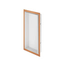 Schluter Systems Design Prefabricated Vapor-resistant Lightweight Waterproof Shower Niche - Made of Powder-Coated Aluminum for Tiled Walls - 11-3/4" Width, 23-9/16" Height, 3-5/8" Depth, Matte White - DNA2MBW