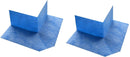 Kobau Polyethylene Modified Preformed Waterproofing Membrane Outside Corners Pack, for Shower Ceramic Tile Flooring Underlayment