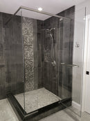 Prova Linear Drain Kit with Grate Assembly (Cover) in Tileable Design for Bonded Waterproofing Assemblies in Tiled Shower Surrounds