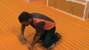 Schluter Systems DITRA Electric Radiant Floor Heating Kit with Uncoupling Membrane, WiFi Programmable Touchscreen Thermostat, Heating Cable (DHEKRTW12040)