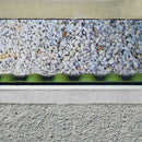 Profilitec Draintec 8S, Polyethylene Drainage Membrane 134.5 Sq Ft, with Double Drainage Channel and Mesh Surface