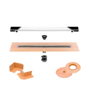 schluter systems shower drain kit dark edge grate