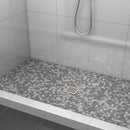 Wedi Drain Cover, Grate Assembly, 3-3/4"x3-3/4", for Shower Base in Tiled Shower Surrounds