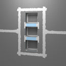 Wedi Prefabricated Durable Polystyrene Building Panel Waterproof Shower Niche, 16 Inch x 28 Inch, with 2 Adjustable Removable Shower Shelf, for Tiled Shower Surrounds (US3000248)