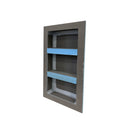 Wedi Prefabricated Durable Polystyrene Building Panel Waterproof Shower Niche, 16 Inch x 28 Inch, with 2 Adjustable Removable Shower Shelf, for Tiled Shower Surrounds (US3000248)