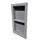 GTDsupply Prefabricated Durable Polystyrene Building Panel Waterproof Shower Niche, 16 Inch x 28 Inch, with Shower Shelf, for Tiled Shower Surround