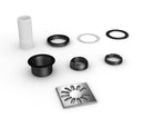 Wedi Fundo Primo Waterproof Complete Shower Kit, 3 Ft by 5 Ft, (36" x 60"), US2000003