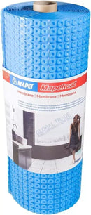 Mapei Mapeheat 2855915 Floor Heating, Lightweight, Uncoupling, Crack Isolation and Waterproofing Membrane, 7/32" Thick, 161 Sq Ft Roll