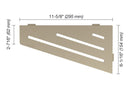 Schluter Systems Kerdi Quadrilateral Corner Shelf-E Design All Styles, Colours