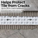 Laticrete STRATA MAT XT Lightweight Uncoupling Membrane Underlayment, 150 Sq Ft Rolls, 5/16 Inch Thick for Ceramic Tile and Natural Stone for Applications Over Concrete for Interior Use, 9 Rolls Bundle