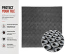 Chemelex nVent Nuheat Uncoupling Membrane, 10.6 Sq Ft Sheet (39 in x 39 in), Non-Woven Polypropylene Heating, Waterproof, Anti-Fracture Underlayment for Heating Systems (NUMEM250)