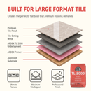 ARDEX TL 2000 Fiber Reinforced Self-Leveling Floor Underlayment, Cement-Based Polymer-Modified Compound for Interior Concrete, Wood, Tile, 50 Lbs Bag (38119)