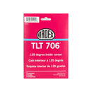 Ardex TLT 706 Modified Polyethylene Preformed Shower Waterproofing Membrane Inside Corners, 5 Mil Thick, with a Non-Woven Polypropylene, 135 Degree, for Ceramic Tile Flooring Underlayment, 40060