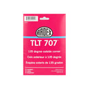 Ardex TLT 707 Modified Polyethylene Preformed Shower Waterproofing Membrane Outside Corners, 5 Mil Thick, With a Non-woven Polypropylene, 135 Degree, for Ceramic Tile Flooring Underlayment, 40061