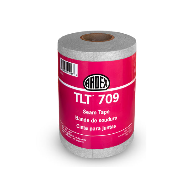 Ardex TLT 709 Lightweight Polyethylene Vapor Retardant Waterproofing Membrane Seam Tape Roll 32.8 Ft x 4.9 In, Band for Stone Ceramic Tile Application in Bathroom, Shower Flooring Underlayment