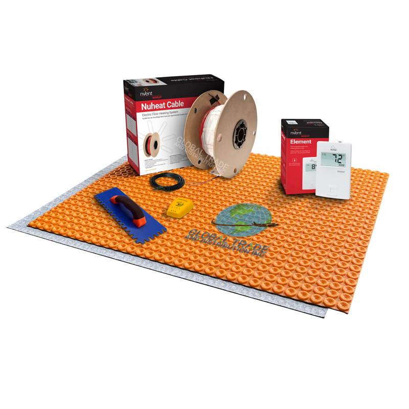 Nuheat nVent Element Heating Kit with DUO Membrane, AC0057 Non-Programmable Thermostat, Cable