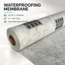 Laticrete HYDRO BAN Waterproofing Vapor Retarder Membrane, 323 Sq Ft Roll for Ceramic Tile and Stone Tile, Flooring Underlayment for Bathroom, Steam Room, Shower, or Tub Surrounds (9455-0323-2)