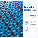 Mapei Mapeheat Lightweight, Uncoupling, Crack Isolation and Waterproofing Membrane, 161 Sq Ft Roll, 7/32 Inch Thick for Radiant Floor Heating System Installation (2855915)