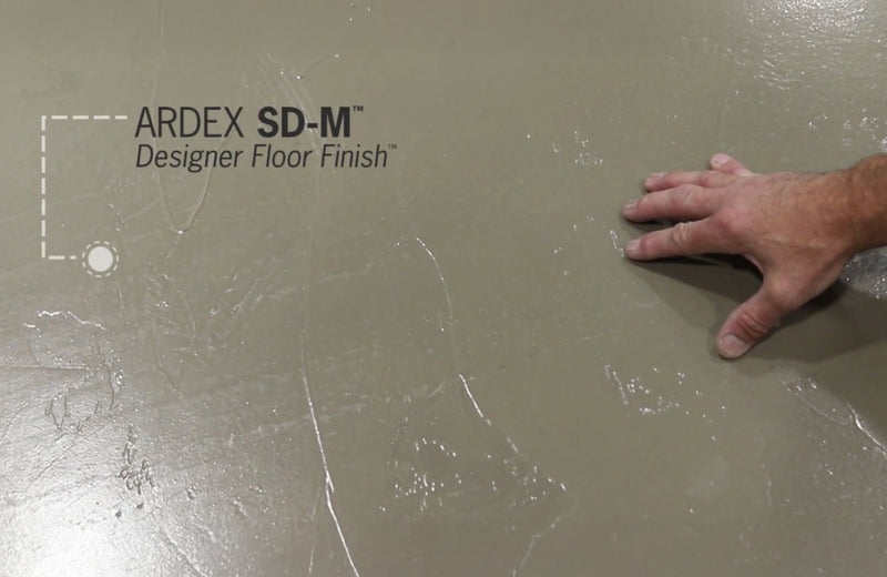 Ardex SD-M Designer Floor Finish, Self-drying, Trowelable Finishing Underlayment for Concrete, Terrazzo and Ceramic, Gray, 10 lbs Bag, 12483