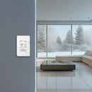 Schluter Systems Ditra-Heat-ERT Thermostat with Floor Sensor - Ideal for Home Floor Heating - Programmable Touchscreen, Energy Monitoring, Built-in GFCI - DHERT102/BW