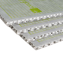 Profilitec Showertec STBO122X81 Waterproof Polypropylene Foam Backer Board 48" x 32" x 1/2"– Lightweight Tile Underlayment Panel with Fleece Webbing on Both Sides