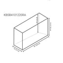 Schluter-KERDI-BOARD-SB Rectangle Prefabricated Waterproof Shower Bench (Rectangle 48"x16"x20") KBSB4101220RA