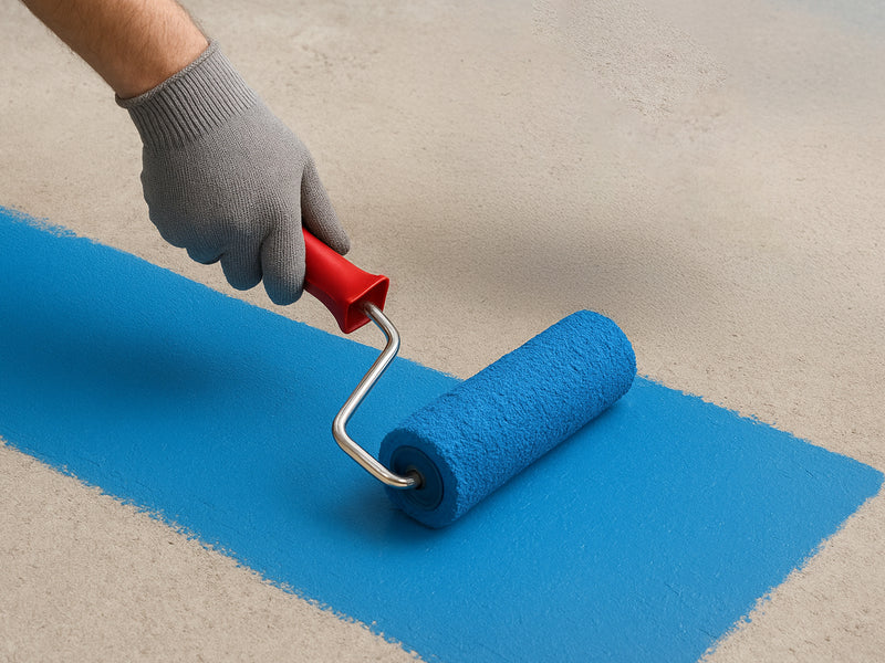 KobauFlex KFA Fast Drying Anti-Fracture Waterproofing Crack Isolation Liquid Rubber Membrane Sealant, 1.3 Gallon Pail (5 Kg), Flooring Underlayment for Indoor Use, Blue Colored, Odorless (551050000)