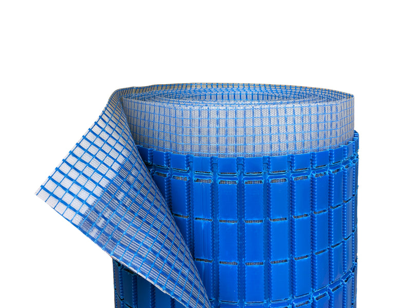 Ardex UE 190-8 ProDrain Drainage Membrane, 108 Sq Ft Roll, Loose Laid Mats with Drainage Channels for Exterior Applications, 30310