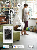 Nuheat nVent Electric Floor Heating kit, Includes - Peel & Stick Membrane, AC0055 Programmable Touchscreen WiFi Thermostat, Heat Cable, Matsense Pro Sensor and Trowel