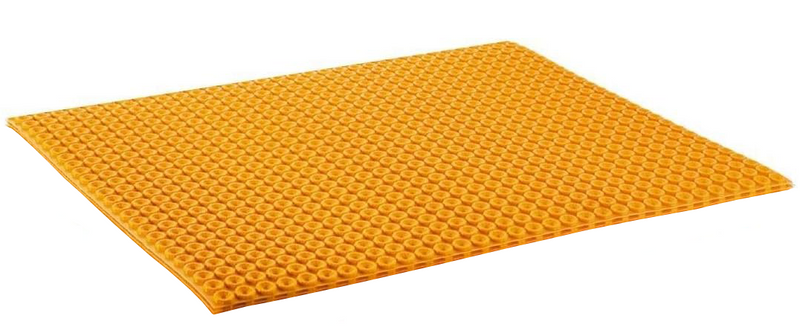Schluter Systems DITRA Electric Radiant Floor Heating Kit with Uncoupling Membrane, Programmable Touchscreen Thermostat, Heating Cable (DHEKRT12040)
