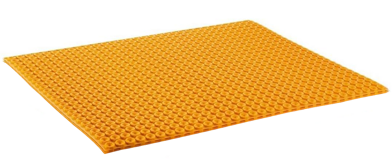 Schluter Systems Ditra Heat DH5MA Uncoupling and Waterproofing Polypropylene Membrane 1/4 Inch Underlayment 8.4 Square Feet Sheet