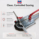 Montolit Masterpiuma Power 5 Manual Tile Cutter For Large Format Tiles, 24.5" (63 cm), 63P5 XL