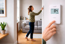 Mapei Thermo Basic Non-programmable Thermostat 2855401 for Electric Radiant Heated Floors, for 120V/240V Underfloor Heating Cables with Floor Temperature Sensor and Built-in GFCI