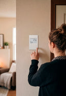 TRM-FH-Bronze Radiant Floor Heating Digital Non-programmable Thermostat For Home, with Floor Temperature Sensor, Built-in GFCI, for Indoor Underfloor Heating System, 120V-240V Electric Warming Cable