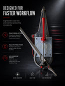 Montolit Masterpiuma Power 3 Manual Tile Cutter For Large Format Tiles, 29" (75 cm), 75P3