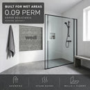 Wedi Subliner Dry Mat, Waterproof, Crack-isolation Membrane, 20-300 Sq Ft Rolls with Vapor Retardant, Polyethylene Core and Dual Fleece Layers for Tile Flooring Underlayment and Heated Floor Systems