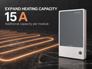 Drexma Relay/Power Module for Electric Radiant Floor Heating, with Class A GFCI, Multi-Voltage for 120-240V Heating Cables, for Use with Programmable Touchscreen Smart WiFi Thermostat (USG-4000)