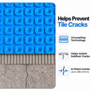 Mapei Mapeheat Lightweight, Uncoupling, Crack Isolation and Waterproofing Membrane, 161 Sq Ft Roll, 7/32 Inch Thick for Radiant Floor Heating System Installation (2855915)
