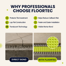 Profilitec Floortec Waterproof Uncoupling Membrane, 323 Sq Ft Roll, 1/8 Inch Thick, Anti-Fracture Mat, Crack Isolation, Lay-Flat (No Curling) Flooring Underlayment for Tile Floors, Showers, Bathrooms, Ideal for Subfloor Protection, 9 Rolls Bundle