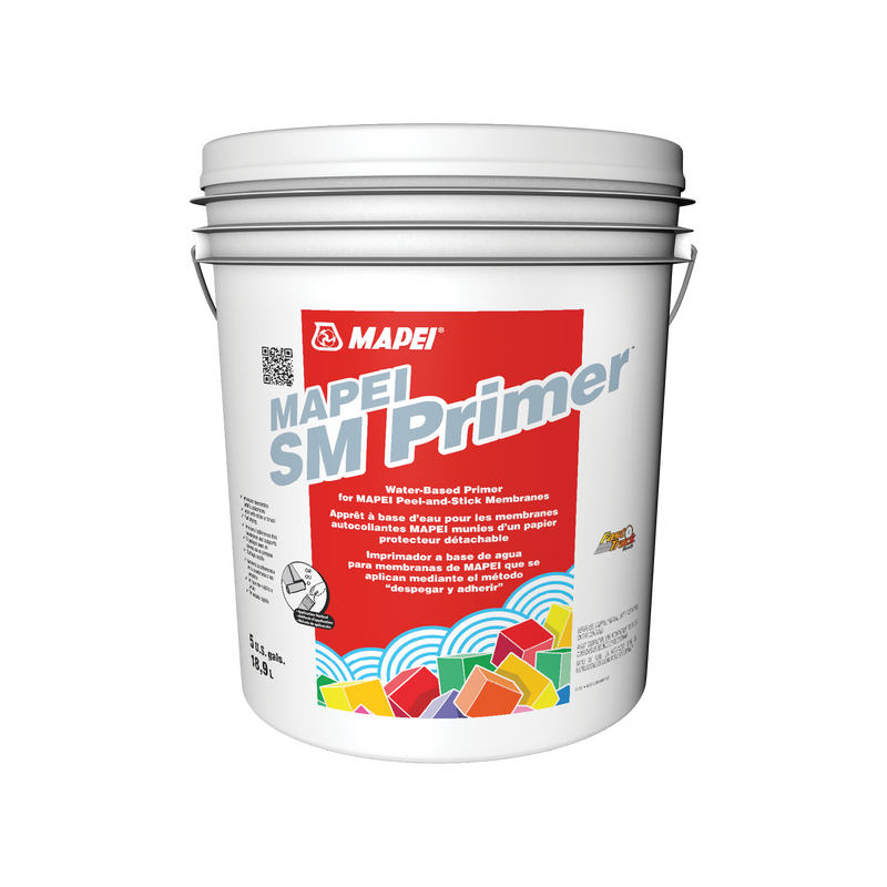 Mapei SM Primer, Water-Based Primer for Use with Peel-and-stick Sheet Membranes