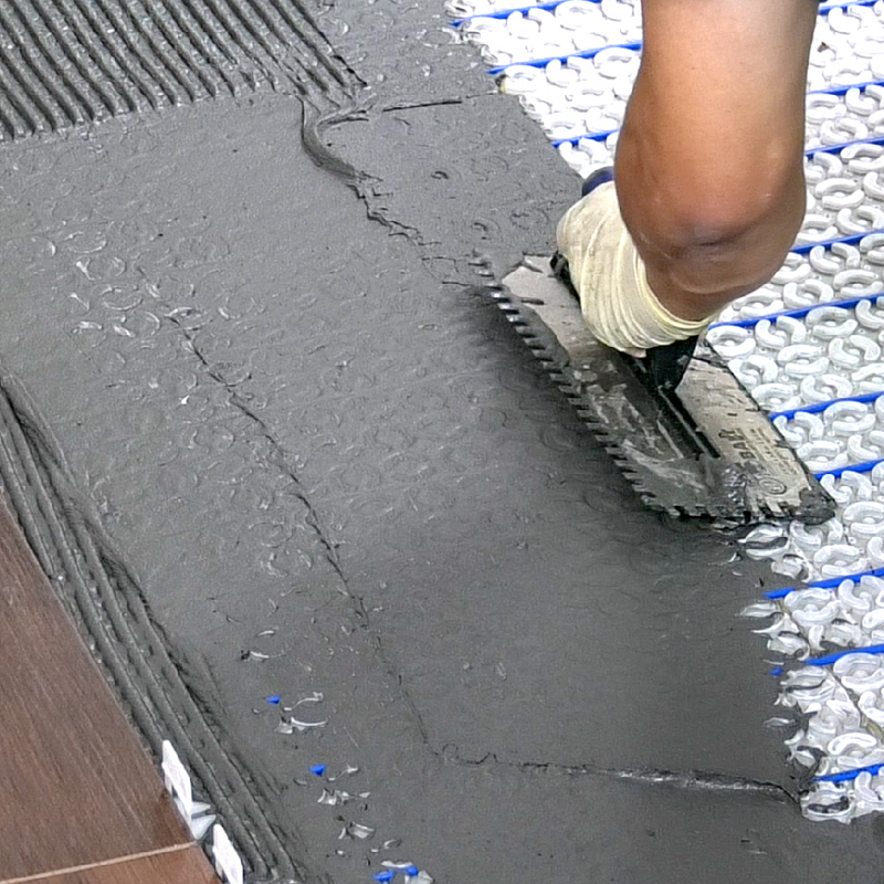 Laticrete 0179-0161-H Strata Heat Mat Floor Heating, Uncoupling Membrane Underlayment 161 Sq Ft Roll