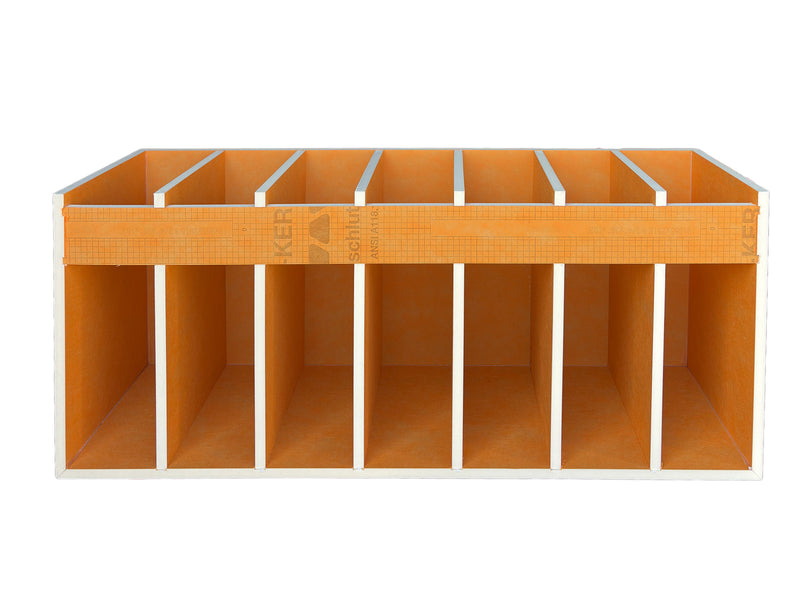 Schluter-KERDI-BOARD-SB Rectangle Prefabricated Waterproof Shower Bench (Rectangle 48"x16"x20") KBSB4101220RA