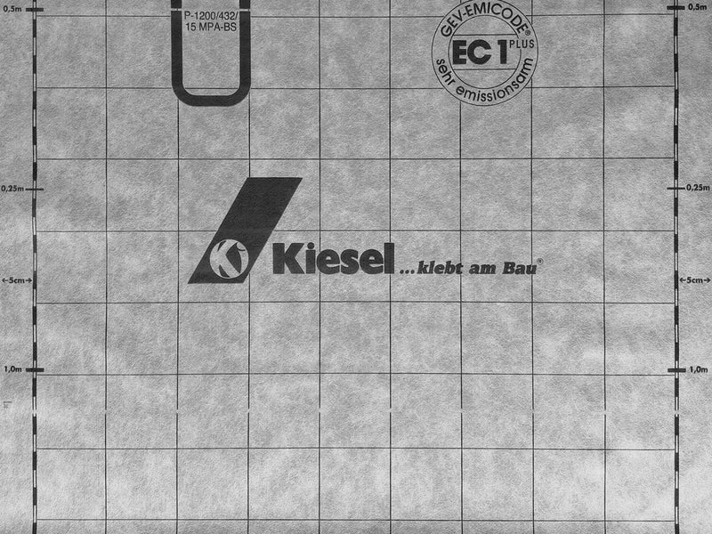 Kiesel 60337 Uncoupling Sealing Waterproofing Membrane, 323 Sq Ft Roll, Thin Flooring Underlayment for Indoor Walls and Floors, Alkali Resistant Mat for Kitchen and Bathroom Floor Tile