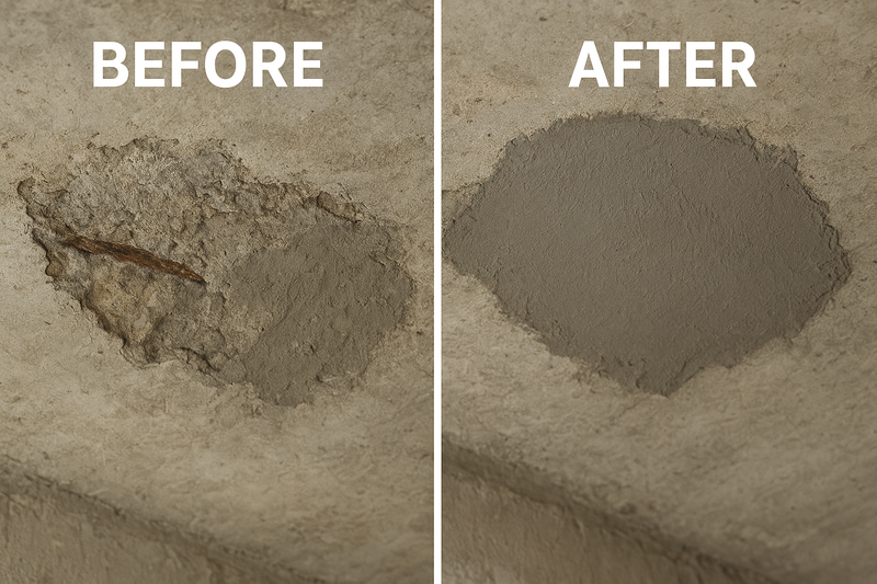 Ardex B 20 Overhead, Vertical, Trowel-grade, Portland Cement-based Repair Mortar with Corrosion Inhibitor, 55 lbs Bag, 12628