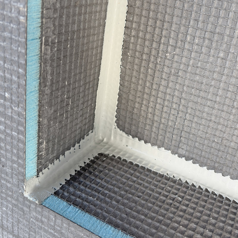 Prova TT8800NCH16 Prefabricated Durable Polystyrene Building Panel Waterproof Shower Niche, 16 Inch x 16 Inch, for Tiled Shower Surrounds, Bathrooms And Kitchen