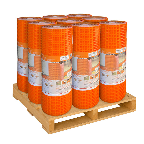 Schluter Ditra XL Uncoupling and Waterproofing Membrane Underlayment 5/16" Thick 175 Sq Ft Roll - 9 Rolls Bundle