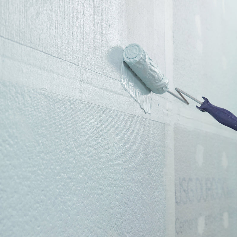 Mapei Mapelastic Aquadefense Waterproofing and Crack Isolation Membrane, Quick-drying, Waterproofing, Anti-fracture and Crack Isolation Membrane, Shower Flooring Underlayment for Residential and Commercial Environments, 1 Gal Pail (01953)