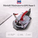 Montolit Masterpiuma Power 5 Manual Tile Cutter For Large Format Tiles, 24.5" (63 cm), 63P5
