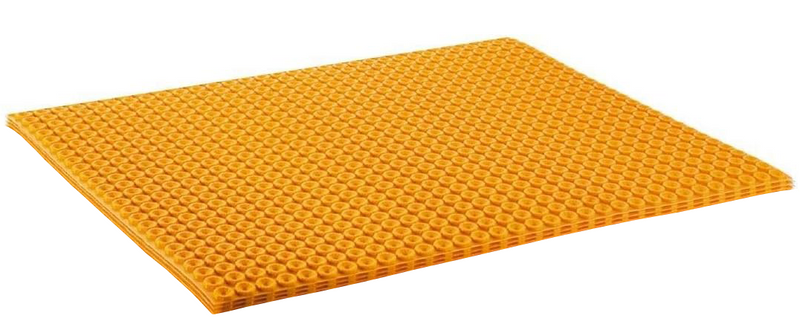 Schluter Systems Ditra Heat DH5MA Uncoupling and Waterproofing Polypropylene Membrane 1/4 Inch Underlayment 8.4 Square Feet Sheet