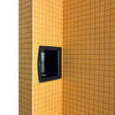 Schluter Systems Kerdi Board SNLT Prefabricated Waterproof Vapor-tight Shower Niche with LIPROTEC LED Lighting, 12 Inch x 12 Inch, KB12SNLT1WW